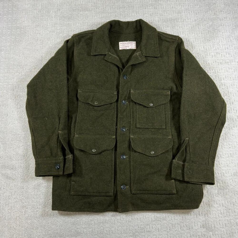 Filson Men's Green and Khaki Jacket